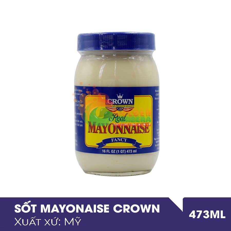 Sốt Mayonnaise Crown Mỹ 473ml Giá Tốt