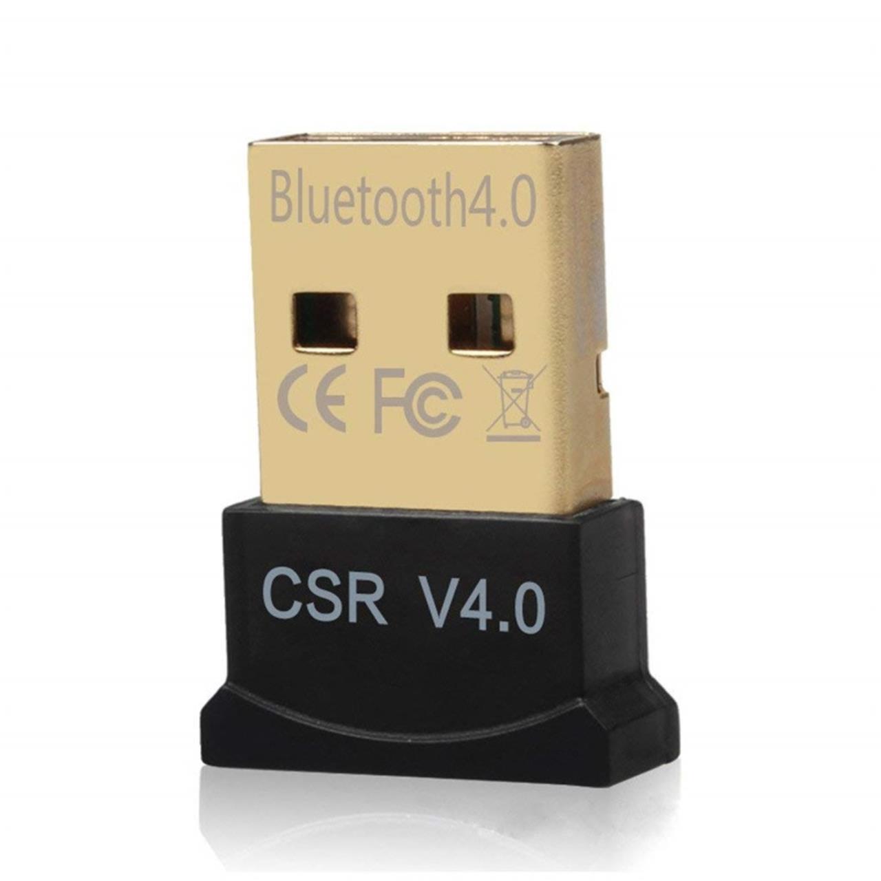 adapter bluetooth - USB bluetooth cho PC- USB Bluetooth CSR 4.0 - usb bluetooth không dây - bổ sung bluetooth cho máy tính (Đen)