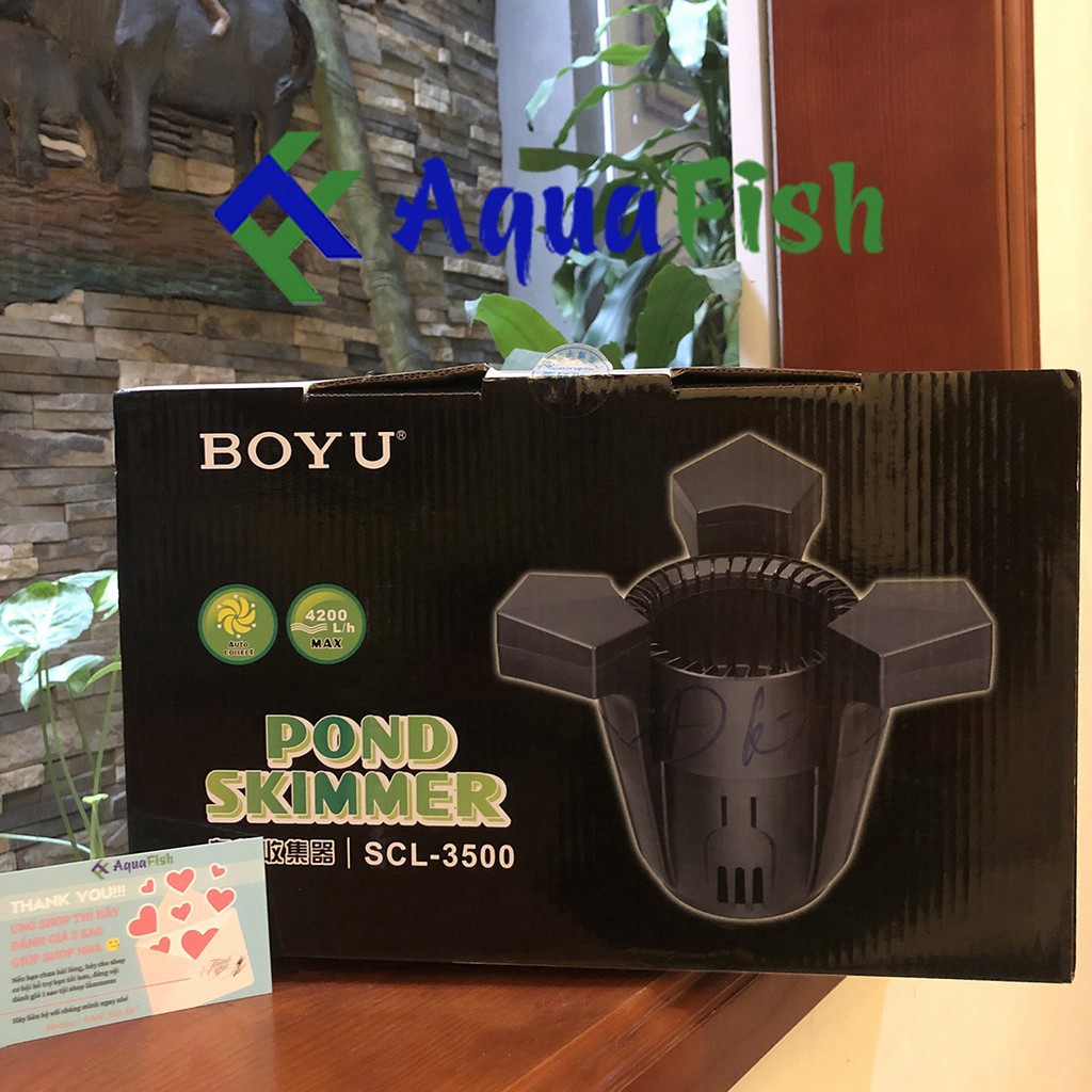 Hút mặt cho hồ cá koi Boyu SCL 2500 - SCL 3500