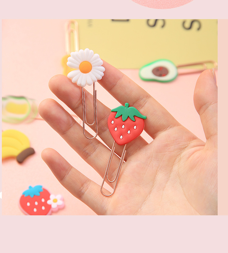 Kẹp giấy mini gắn icon cute siêu dễ thương