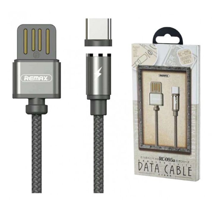 [HCM]Cáp sạc Nam Châm REMAX RC - 095 Series - Sạc cổng Lightning, TypeC & MicroUSB