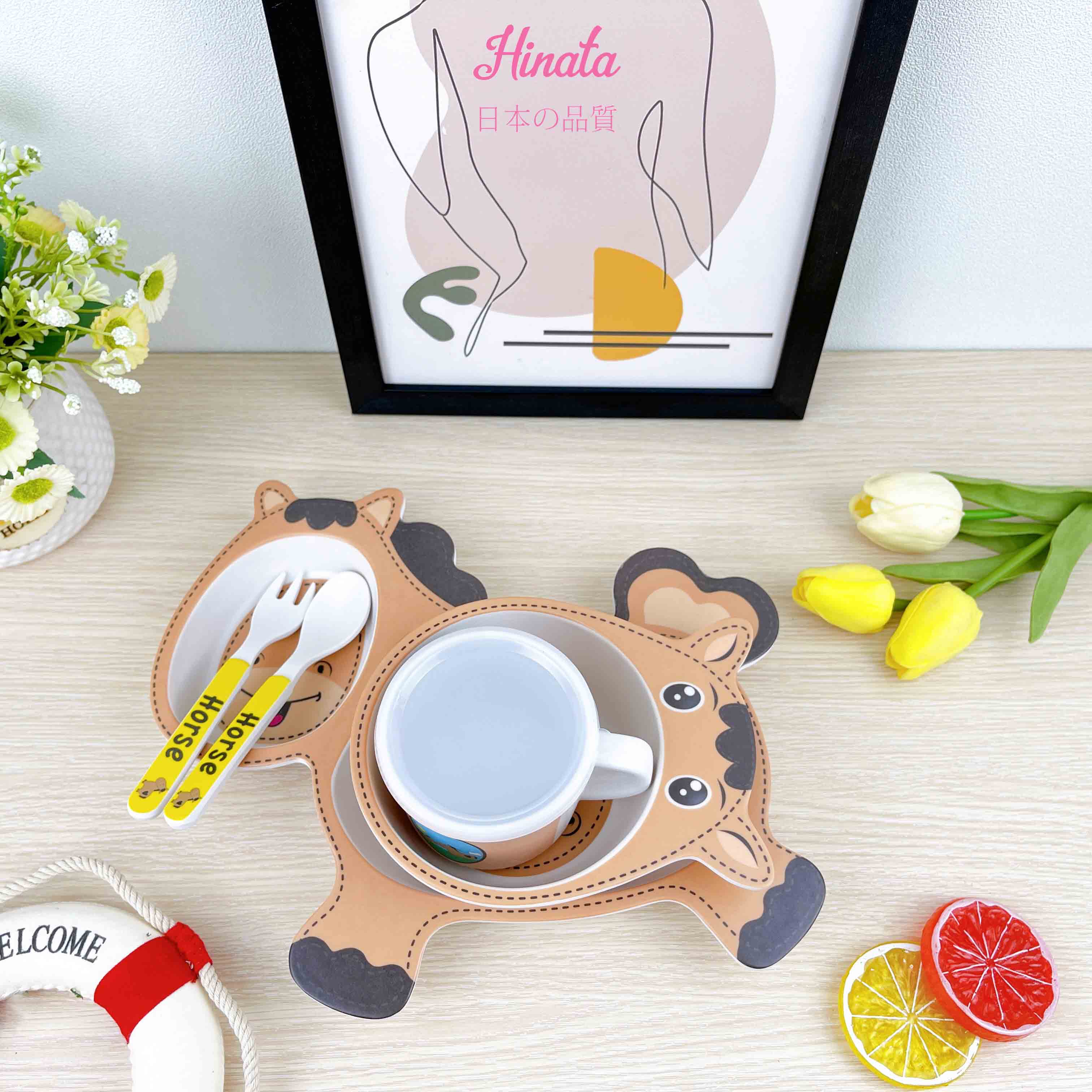 Trọn bộ bát ăn dặm Hinata Nhật Bản BAD01