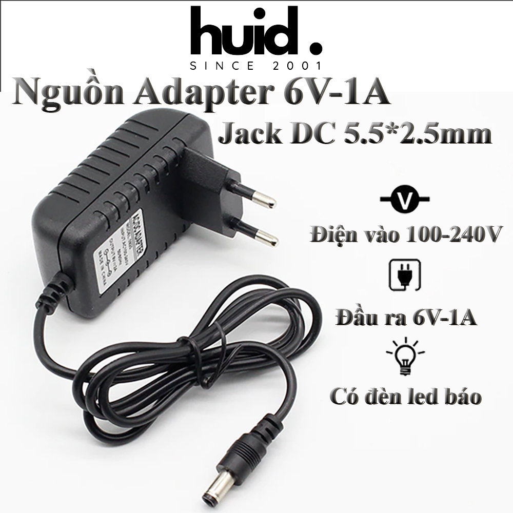 Adapter nguồn 6v-1a
