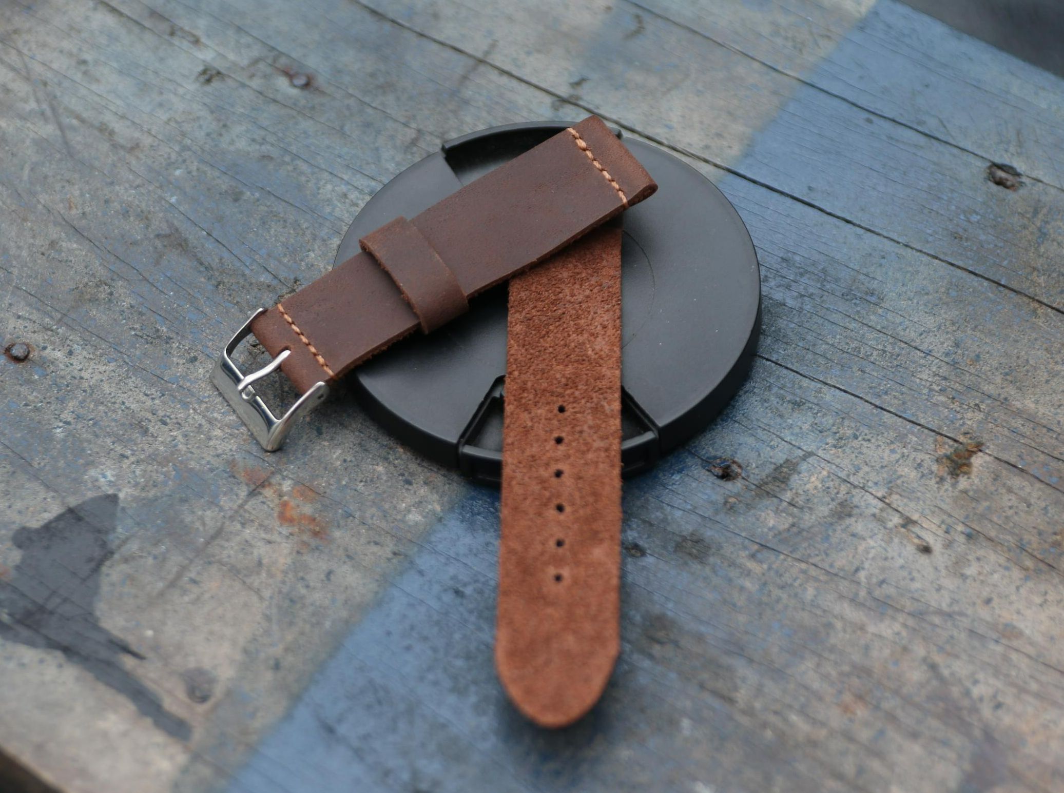 [HCM]Dây da đồng hồ handmade tặng kèm khóa