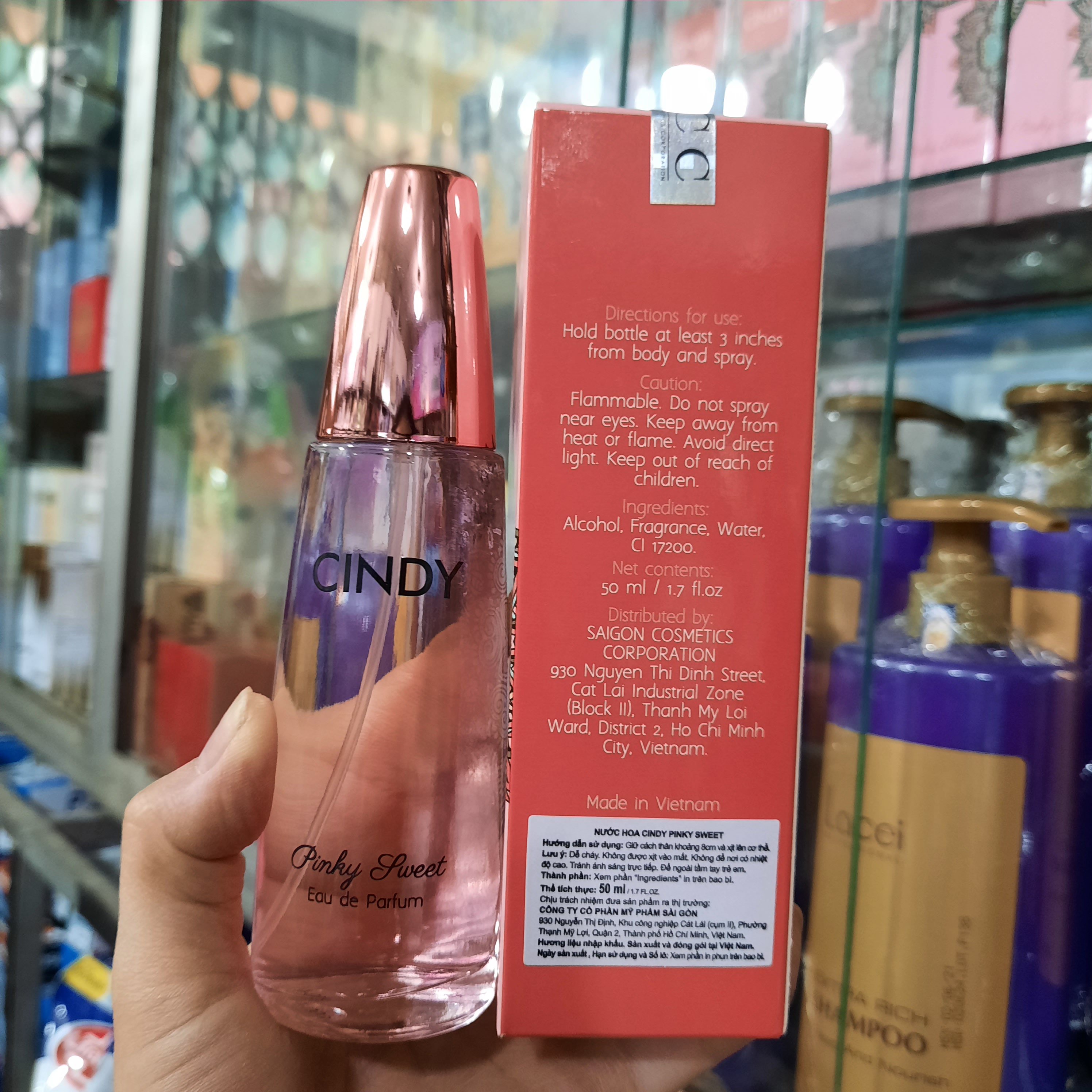 NƯỚC HOA CINDY - PINKY SWEET 50ML