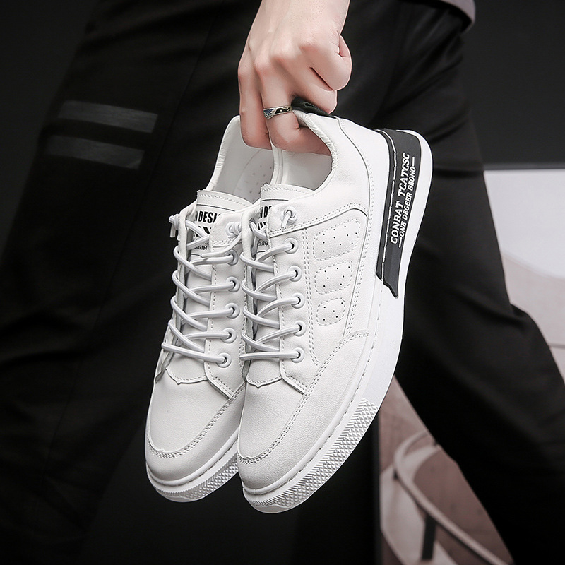 Giày Da Nam, Giày Sneaker Nam Cao Cấp Da Mềm Mại 2023