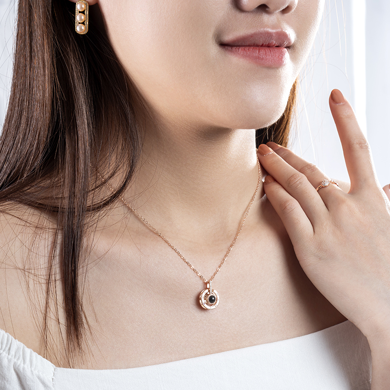 Dây chuyền bạc nữ, vòng cổ bạc nữ đẹp Necklace D0420005 - Trang Sức Mon Lilas