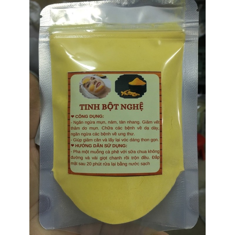1 Lạng Tinh bột nghệ nguyên chất 100% (test đỏ)