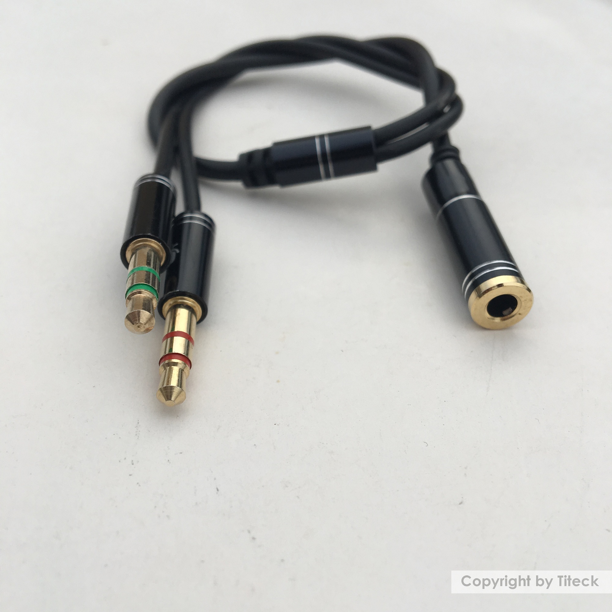 Cáp gộp Audio và Mic 3.5mm
