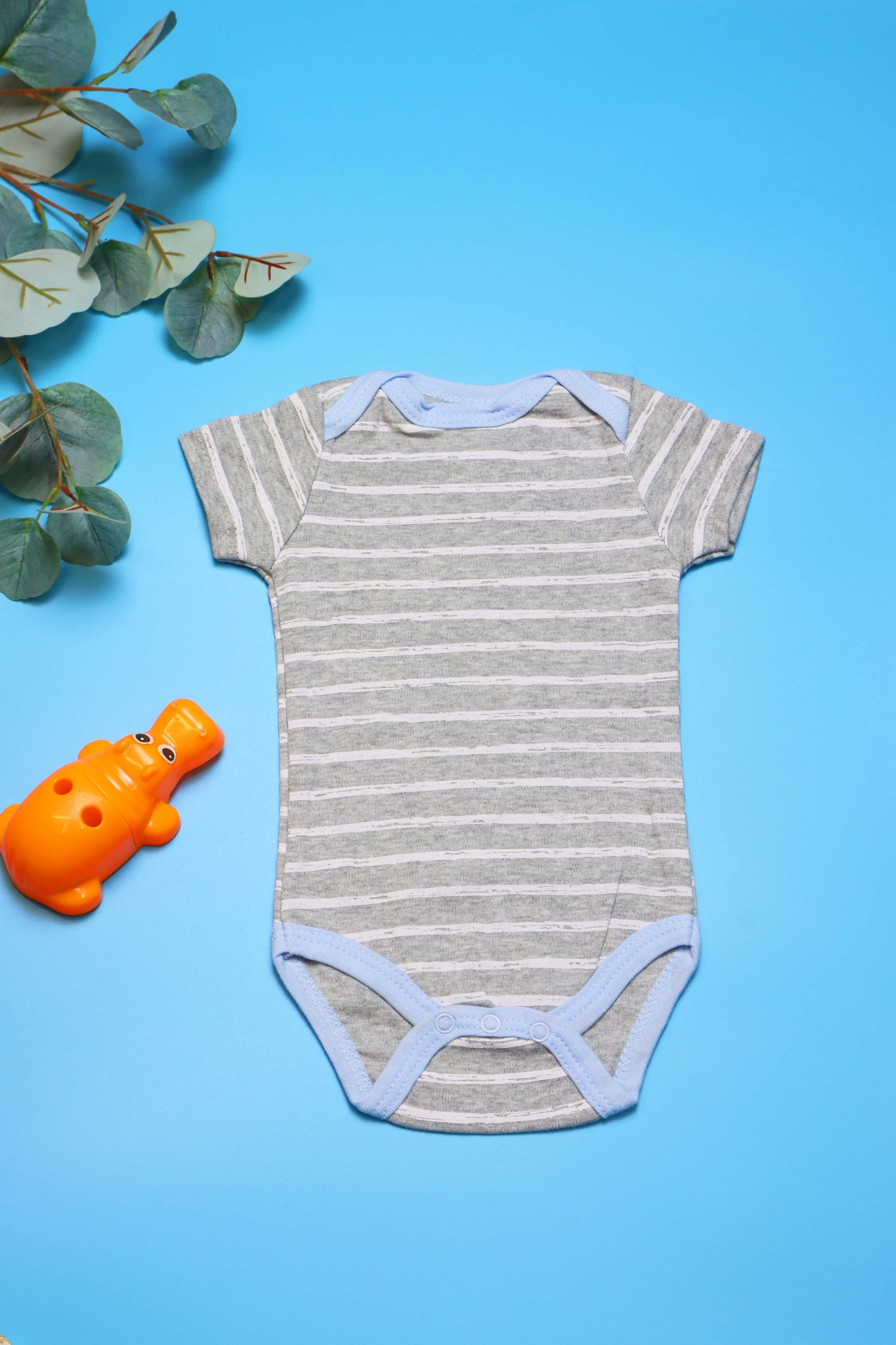 Set 5 bộ bodysuit bé trai từ 0 - 12 tháng tuổi