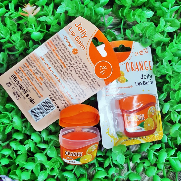 SON DƯỠNG MÔI ORGANGE JELLY LIP BALM THÁI LAN