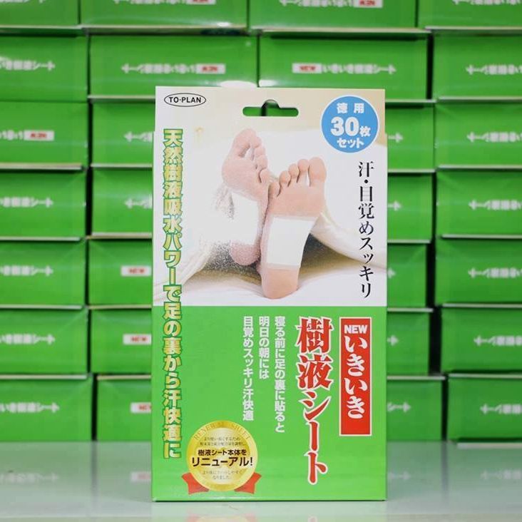 Miếng Dán Thải Độc Chân Toplan Nhật Bản 30 Miếng