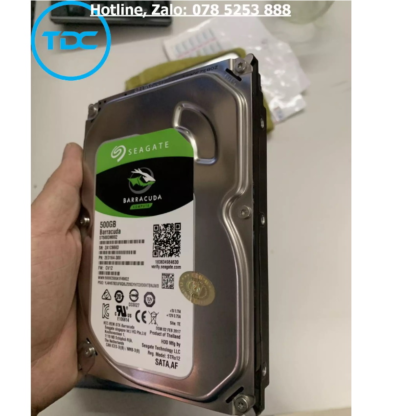 Ổ CỨNG SEAGATE 500G. Bảo hành 24 tháng