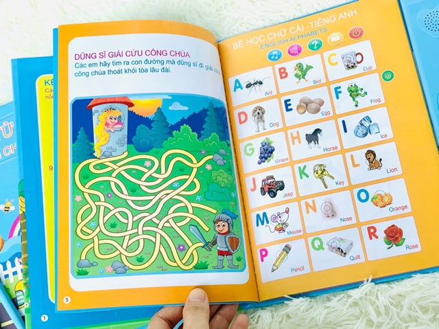 Sách điện tử song ngữ thông minh cho bé