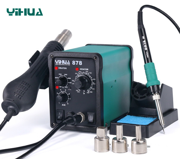 [HCM]Máy hàn khò chỉnh nhiệt Yihua YH-878 (Shop Điện tử Dân Xuân)