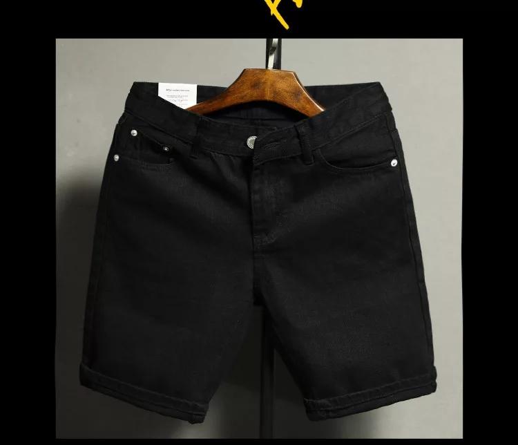 [HCM]Quần short jean nam Đen Trắng Trơn rách xước đủ loại quần short nam jean nam vải đẹp co giãn cao cấp form body