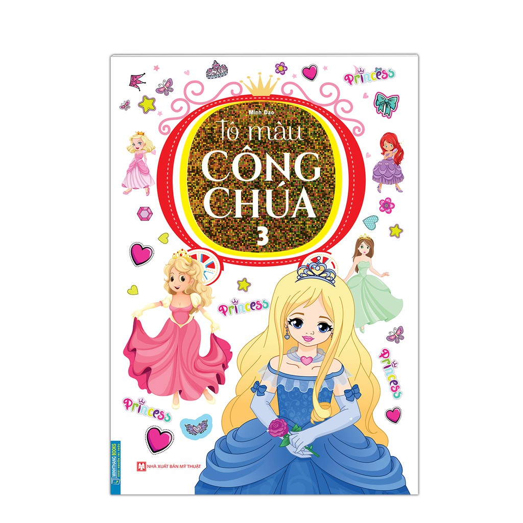 Sách - Combo Tô màu công chúa (trọn bộ 5 tập )
