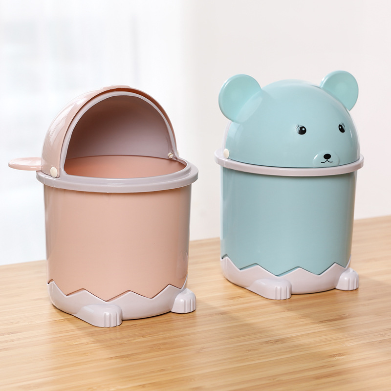 Thùng đựng rác mini đáng yêu