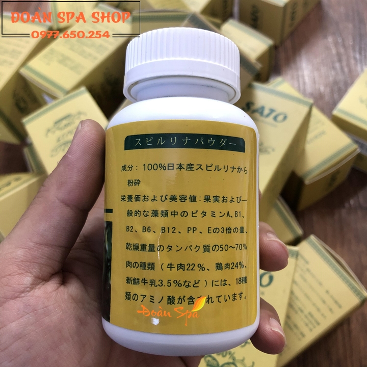 Bột tảo xoắn Sato 100gr