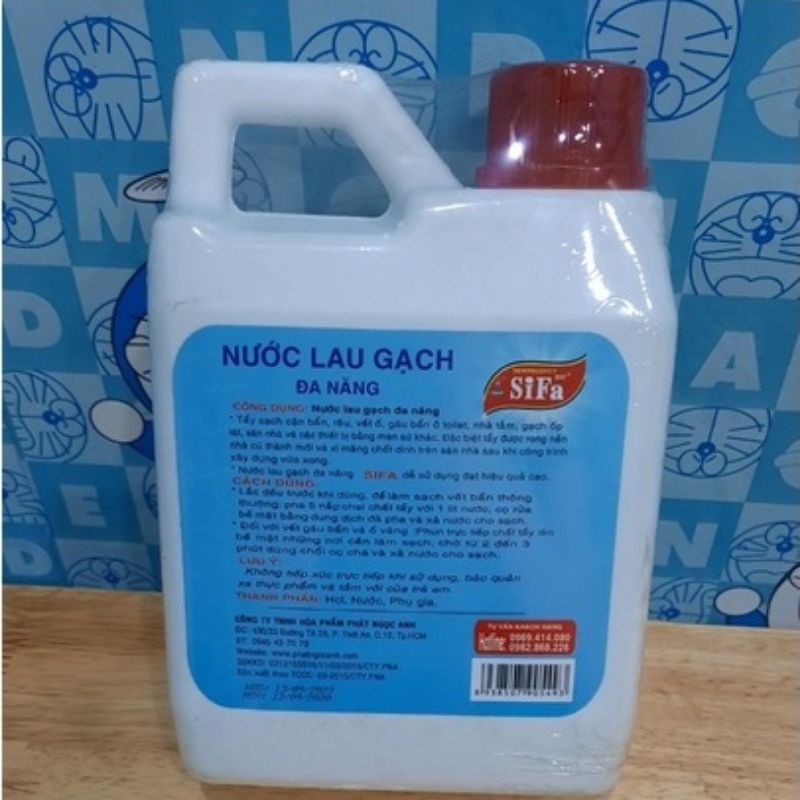 nước lau gạch, tẩy xi măng đa năng Sifa