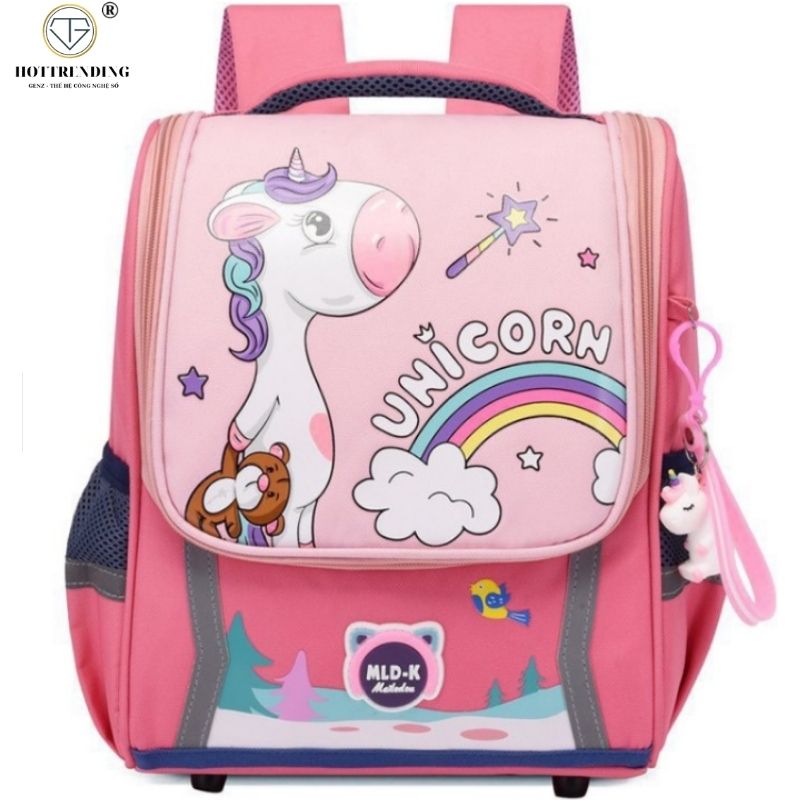Pair anti hump backpack student School kindergarten primary school for baby from grade 1 đến layer 5 material high-grade