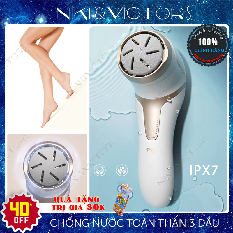 Máy mài tế bào chết gót chân tự động hút bụi máy chà gót chân pin sạc thông minh thế hệ mới pritech m9
