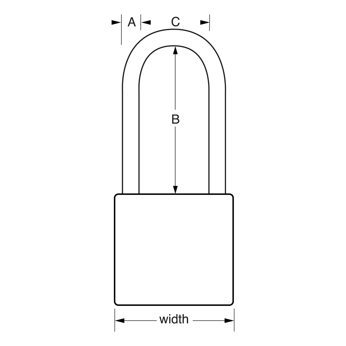 Khóa Inox Chống gỉ Master Lock 2350EURDLH (Inox)