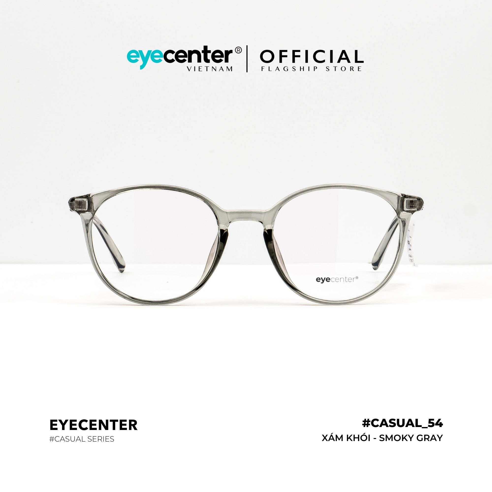 Gọng kính mắt mèo nữ nhựa dẻo chống gãy siêu nhẹ EYECENTER K28 nhập khẩu by Eye Center Vietnam