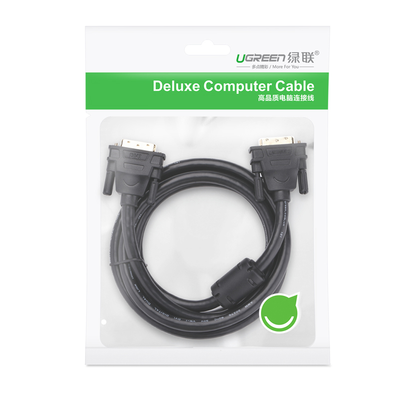Cáp DVI Ugreen 11607 dài 3 Mét - Hàng Chính Hãng