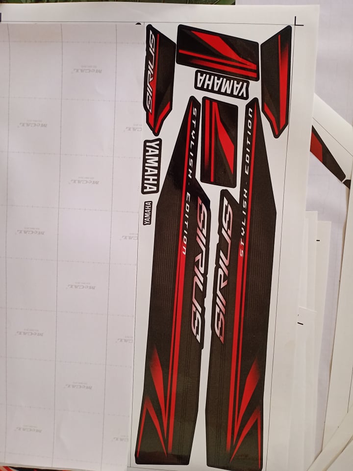 tem rời sirius đỏ xe đen