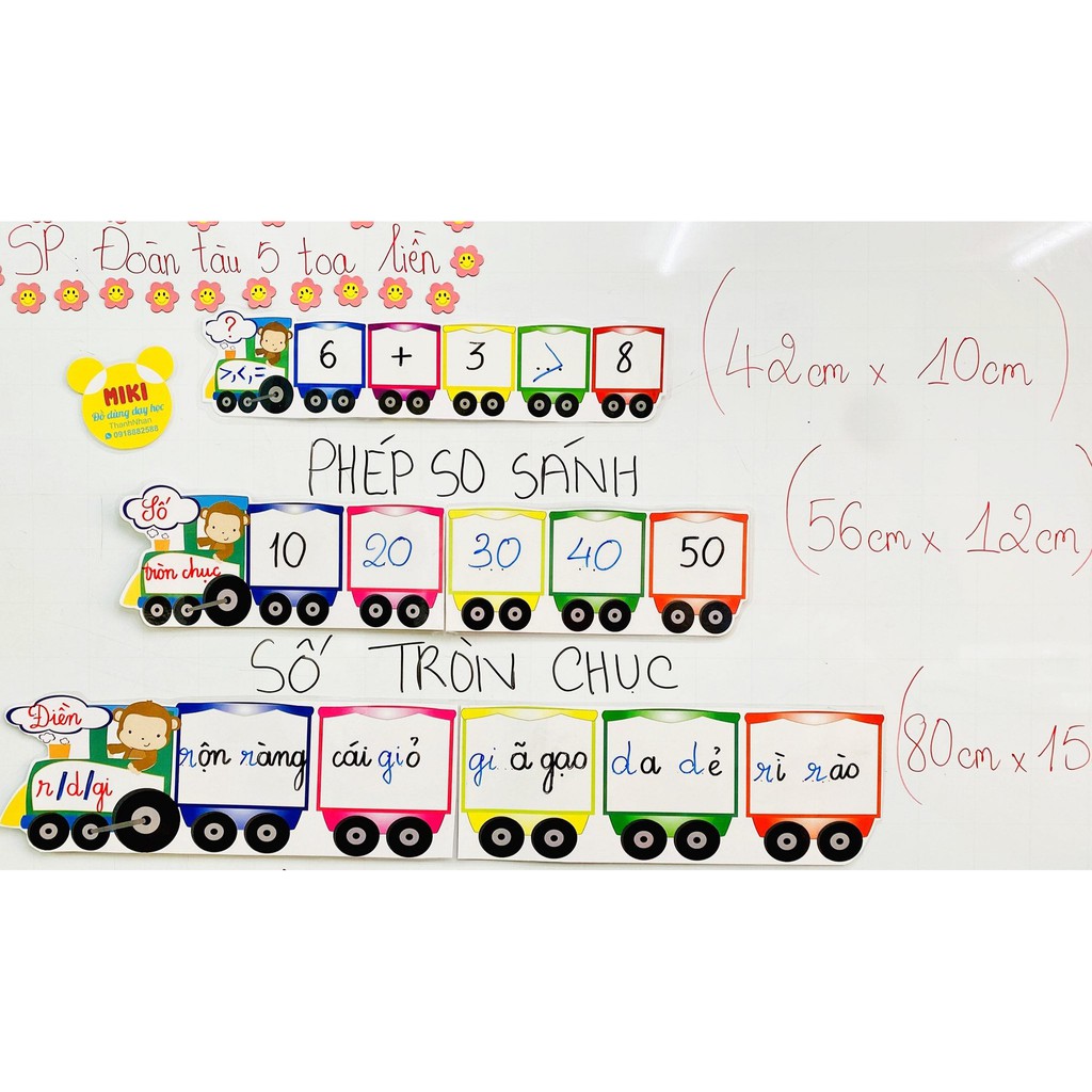 Tàu lửa 5 toa liền