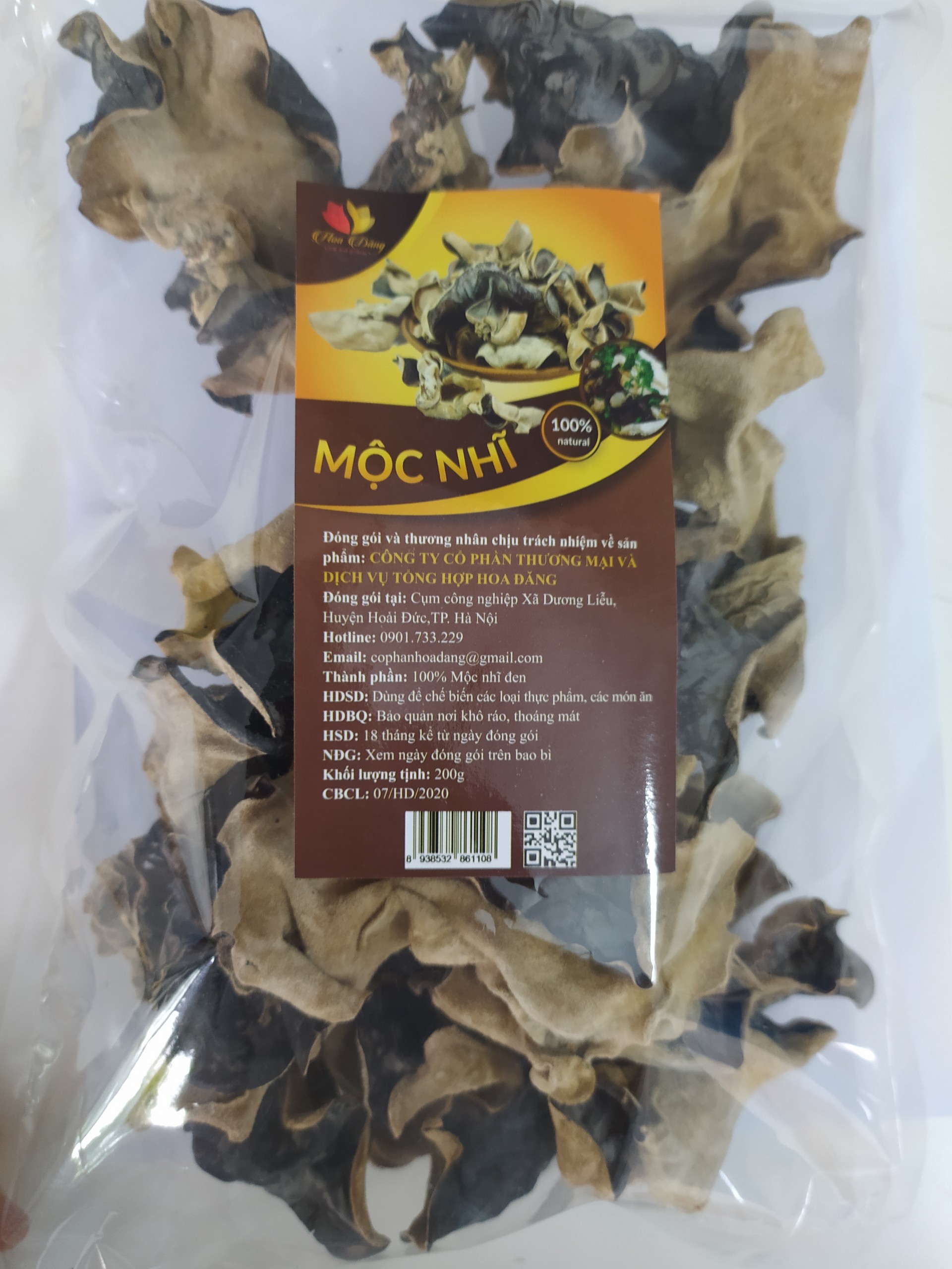 MỘC NHĨ GÓI 200G