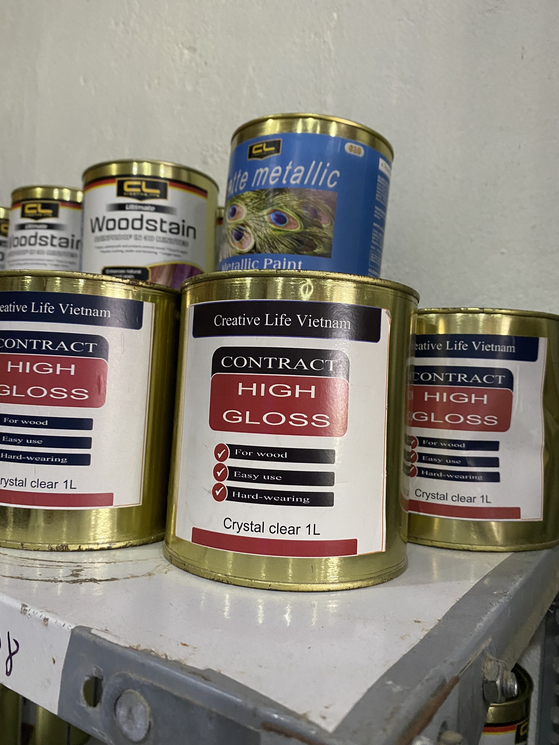 High Gloss (sơn phủ bóng gương) - Sơn lau gỗ LUXI decor