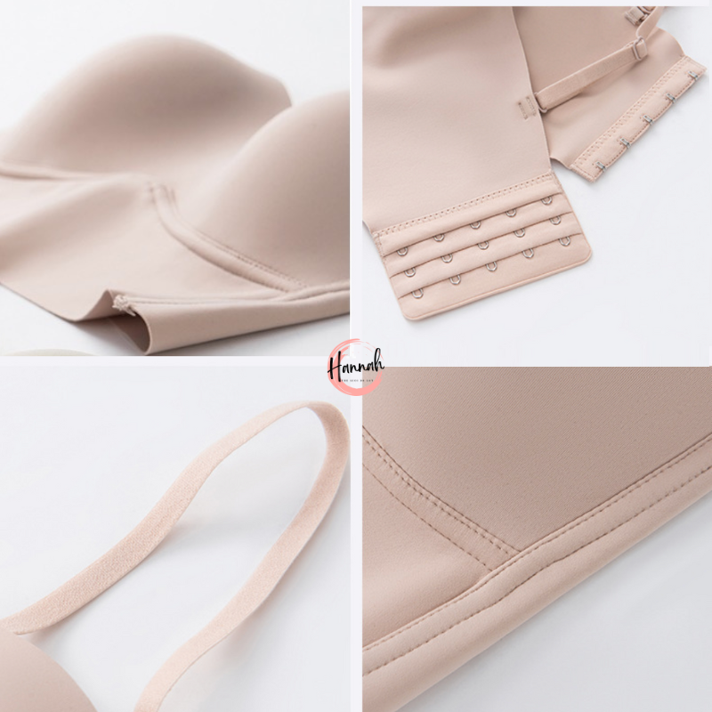 Áo bra đúc su lụa siêu mềm mịn BR06 HANNAH SECRET