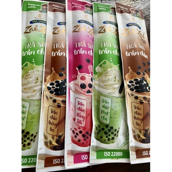 Kẹo Thạch ZAI ZAI Trà Sữa Trân Châu túi 320gr
