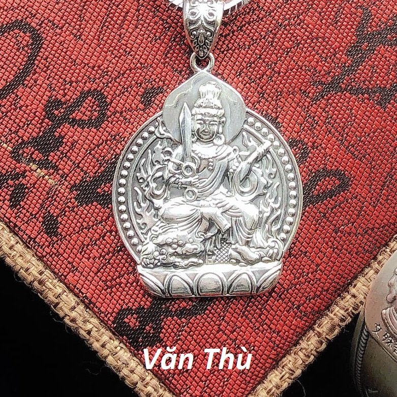 Mặt dây chuyền bạc ta Phật bản mệnh MS29c