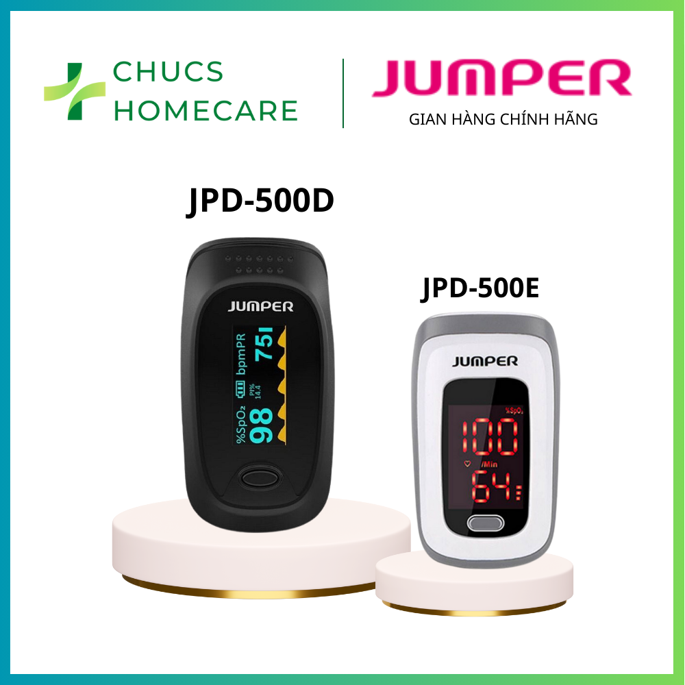Máy đo nồng độ oxy Spo2 và nhịp tim JUMPER