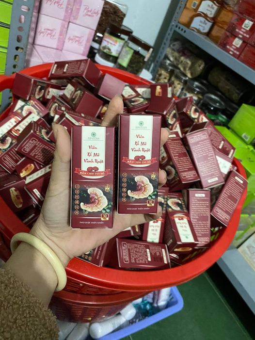 Combo 3 hộp xỗ mỡ vành ruột linh chi đỏ giảm mỡ bụng