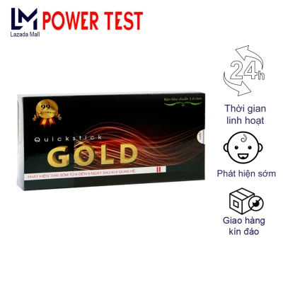 [Freeship] Que thử Thai Quickstick Gold - Que thử thai nhanh, chính xác, tiện lời, dễ sử dụng - Test thử thai Powertest