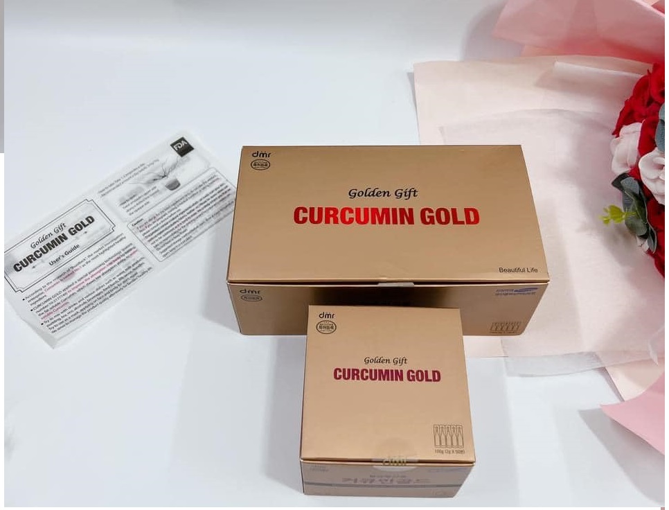 Tinh Nghệ Nano Golden Gift Curcumin Gold Hàn Quốc 100 Tép