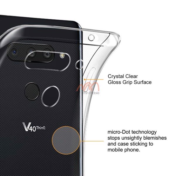 Ốp lưng LG V40 ThinQ trong suốt
