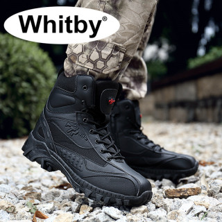 Whitby 2021 Mặc Chịu Chống Trơn Trượt Giày Da Nam Chống Nước Ngoài Trời Đi Bộ Giày thumbnail