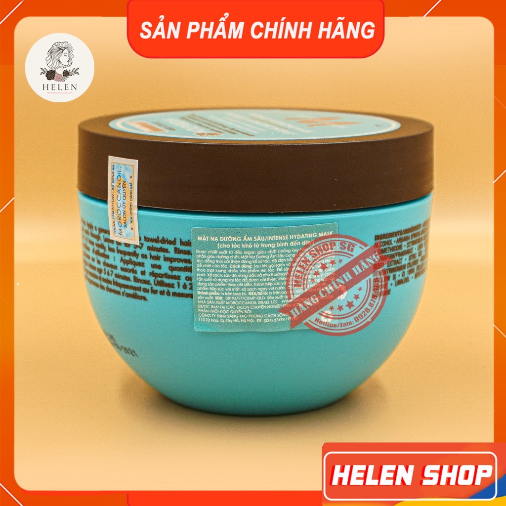 Dầu Hấp, Ủ Tóc Dưỡng Ẩm Moroccanoil Intense Hydrating Mask