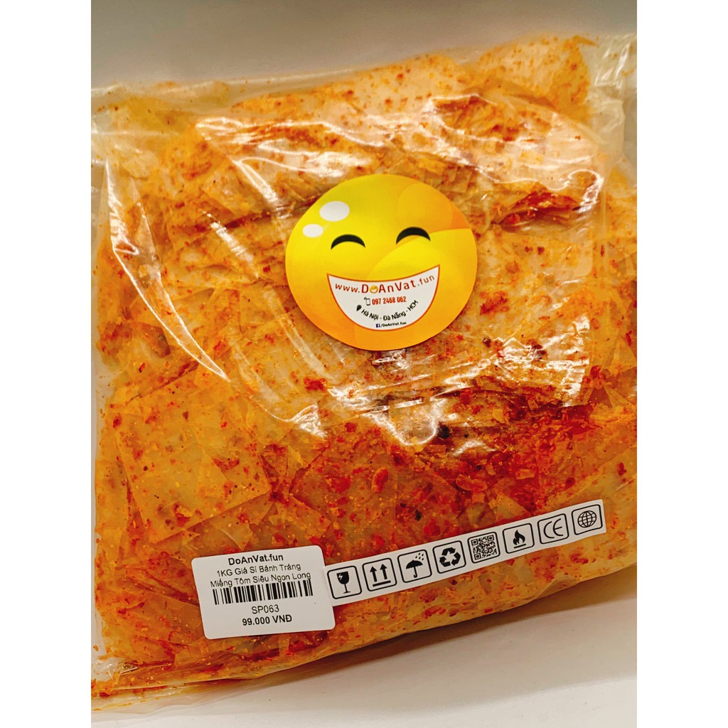 [HCM]1KG Giá Sỉ Bánh Tráng Miếng Tôm Siêu Ngon