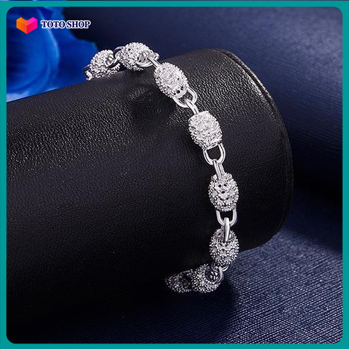 Autumn -winter silver -plated bracelet - Level 2 female bracelets, pink bracelets, Chinese female ancient bracelets, wristwears, lucky cycles, beautiful women's arms, 4 -leaf grass grass bracelets Lucky, AD566 BSTVTLT - [VATK]