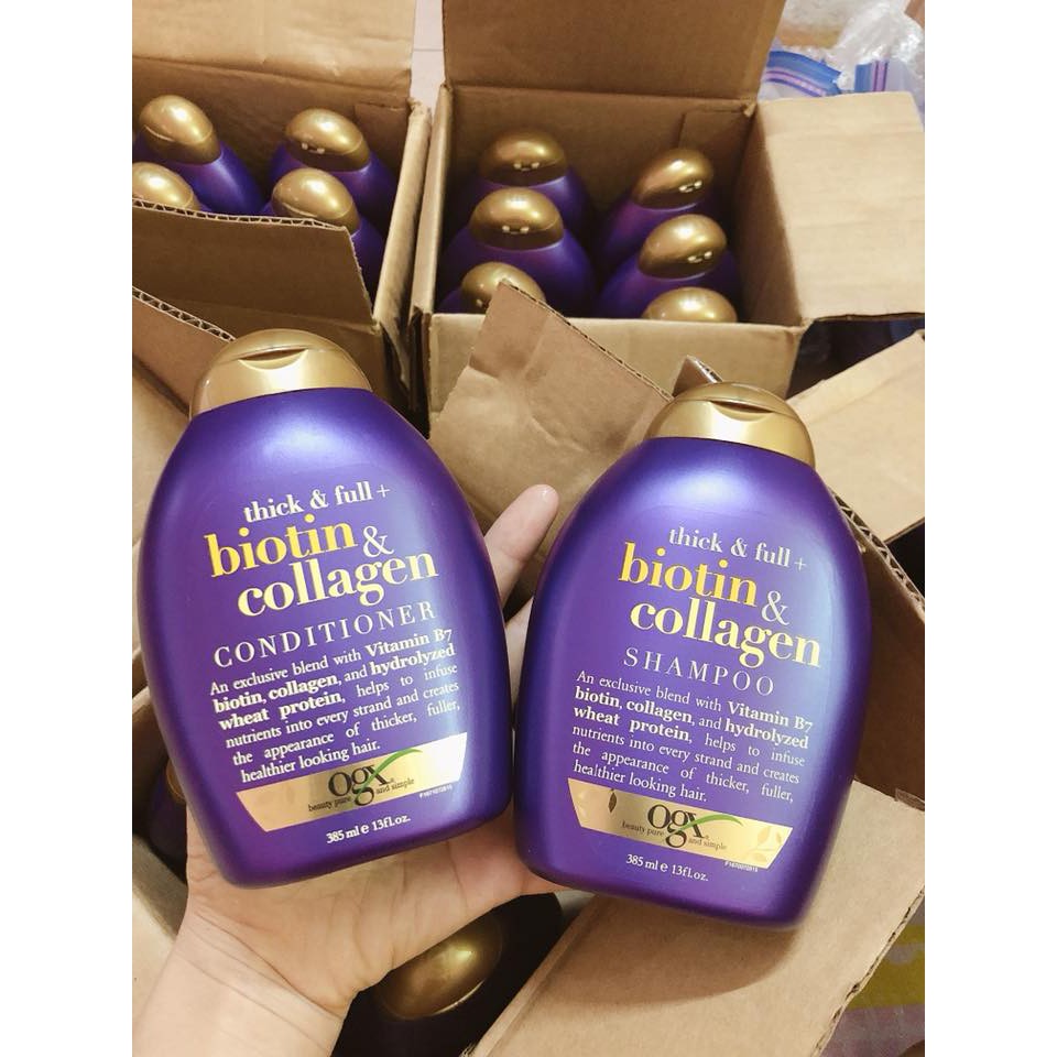 [HCM]CẶP GỘI & XẢ BIOTIN 385ML