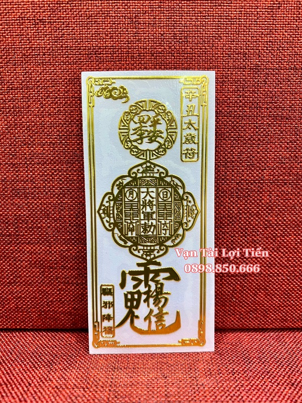 {GIÁ SỈ} Linh Phù Dán Thái Tuế 2021 Mẫu Mới Dành Cho Tuổi Sửu, Thìn, Ngọ, Mùi, TuấtLinh Phù Tài Lộc