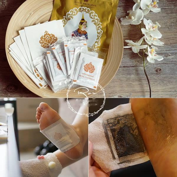 Gói dán thải độc bàn chân Thái Lan GOLD PRINCESS