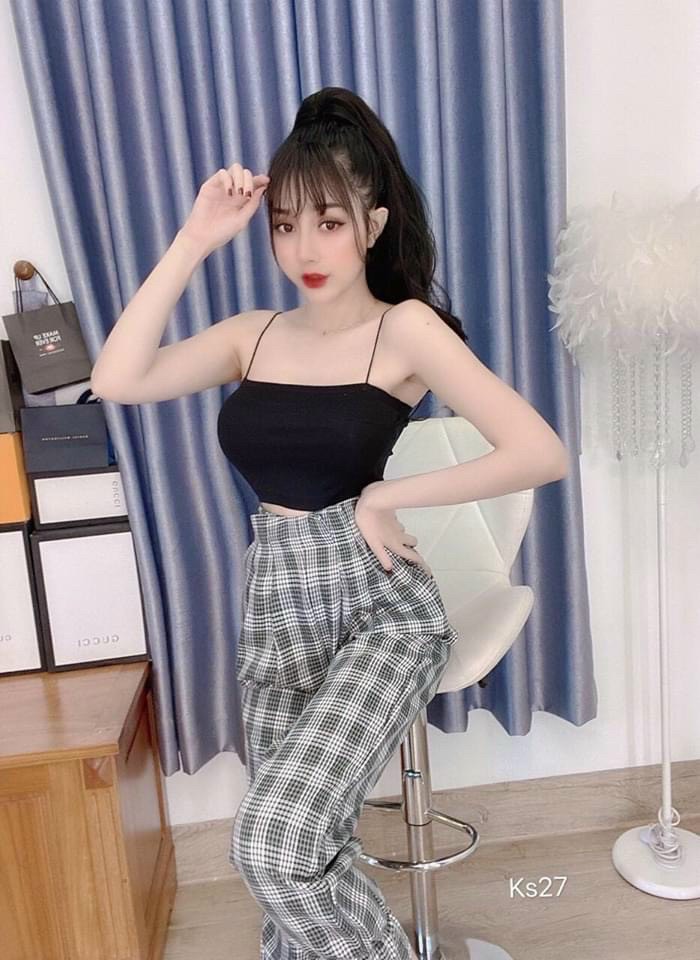 ÁO CROPTOP 2 DÂY BÚN ĐỦ MÀU MỚI VỀ