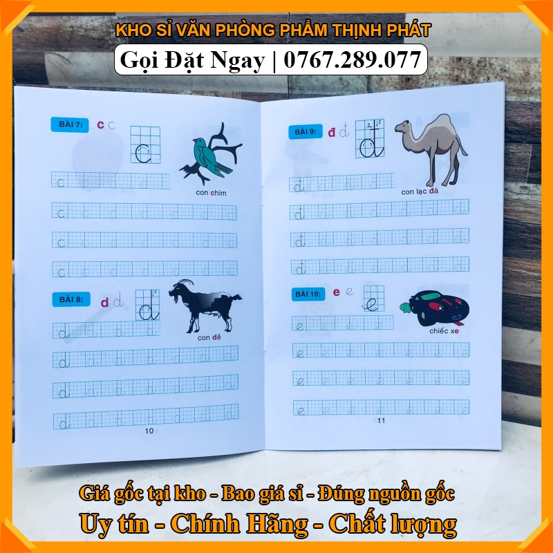 VỞ ÔLY LÀM QUEN CHỮ CÁI